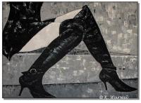 High Heels - Sophia - Acrylics On Canvas
